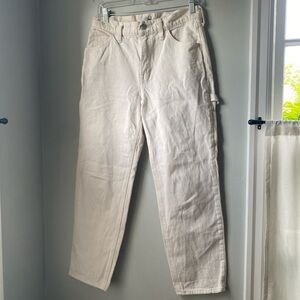 J. Crew Off-White Cotton Pants